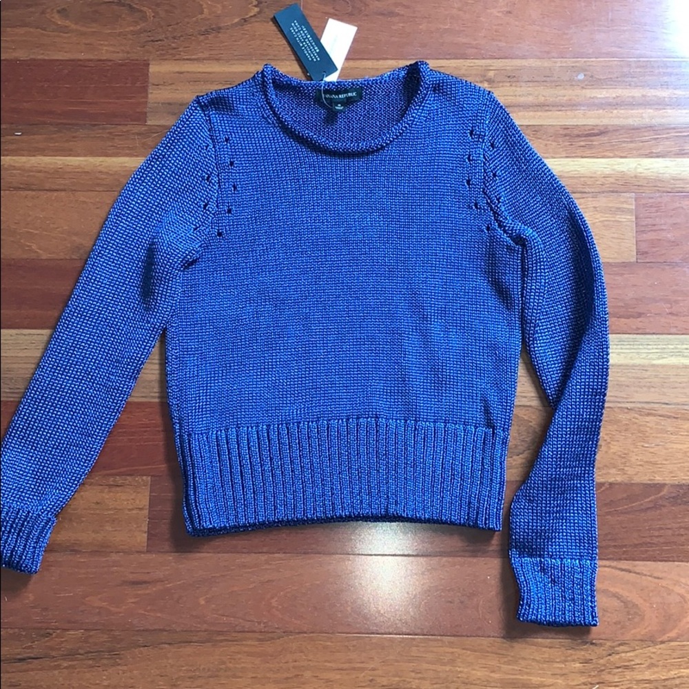 Banana Republic Blue Sweater